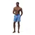 Speedo print bondi boardshort 20 blue/purple s - uk32