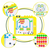 WOOPIE Otroška Montessori magnetna tabla MagPad Dinosaur