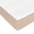 Vidaxl Box spring postelja z vzmetnico kapučino 100x200cm umetno usnje