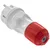 shumee Ravna snemljiva vtičnica WT-54 IP54 2P+Z 16A 250V Uni-Schuko sivo-rdeča