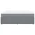Vidaxl Box spring postelja z vzmetnico svetlo siva 200x200 cm blago