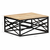 Klubska mizica 68x68x35 cm trden mangov les