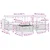 Set vanjskih sofa s jastukom 5 pcs Bijela i antracit Poliester