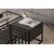 Hanah Home Klub sto Charlotte, 90x37x90 cm, Crni