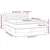 Vidaxl Box spring postelja z vzmetnico modra 140x200 cm blago