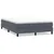 Box Spring krevet bez madracem tamno sivi 160x220 cm baršun