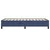 Vidaxl posteljni okvir brez vzmetnice Modra 90x200 cm Tkanina