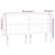 Vidaxl LED posteljno vzglavje temno modro 163x16x118/128 cm žamet