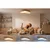 LED prigušiva stropna svetiljka SM. GALAXY M. LED/24W/230V O 55 cm bež/bela + daljinski upravljač