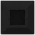 Završne kapice 12 pcs Crna 15 x 15 x 15 mm PP