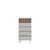 Hanah Home Komoda Milano 5, 60x121x44 cm, Bela