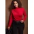 Trendyol Curve Ženska bluza Tbbaw26Af00104, Crvena