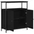 Kreveta Crni hrast 70 x 30 x 80 cm Konstruirano drvo