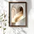 WallXpert uramljena MDF slika NAL184-46, belo stepenište sa lukovima u svetlim tonovima, 35,5 x 47 cm