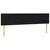 Vidaxl Box spring postelja z vzmetnico črna 180x200 cm blago