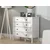 Hanah Home Komoda FRN-20061, 90x85x40 cm, Bela