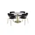 Venture Design Jedilna miza Estelle 75x106 cm siva