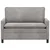 Sofa Svjetlosiva 126 x 81 x 87,5 cm Baršun