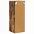 Vidaxl Viseča omarica Dimljen hrast 30 x 29,5 x 80 cm Inženirski les