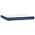 Vidaxl Box spring postelja z vzmetnico modra 160x200 cm blago
