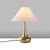 Opviq Stona lampa Luna-15260, 50x50x63 cm, IP20, Zlatno-bele boje