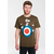 LOGOSHIRT Majica Peanuts - Snoopy Pilot  modra / oliva / rdeča / bela