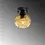 Opviq Zidna lampa Benek-15-14374, 15x15x18cm, IP20, Crna