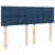 Vidaxl Box spring postelja z vzmetnico modra 140x200 cm blago