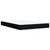 Vidaxl Box spring postelja z vzmetnico črna 160x200 cm blago