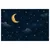 Slika speča luna med zvezdami - 30x20