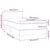 Greatstore Box spring postelja z vzmetnico LED črna 90x200 cm blago