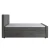 Livetastic BOXSPRING POSTELJA 180 cm  x 200 cm , kovina, umetna masa, tekstil, karton, leseni material antracit