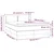 Vidaxl Box spring postelja z vzmetnico modra 140x190 cm blago