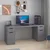 Hanah Home radni sto Alen 180cm 2 Drawer 2 Cabinet, 180 cm, antracit