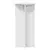 Stalak za biljke 2 pcs Bijela visokog sjaja 40 x 40 x 80 cm