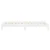 vidaXL LED posteljni okvir bel 90x200 cm trden les