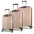 MyValice Set kofera 8104, 3 dela, Zlatne boje