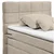 MID.YOU POSTELJA BOXSPRING 120 cm x 200 cm , tekstil peščene barve