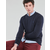 Polo Ralph Lauren  Puloverji PULL COL ROND AJUSTE EN COTON PIMA LOGO PONY PLAYER  Modra