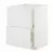 METOD / MAXIMERA Pod.element sudop. i 2front/2fioke, bela/Stensund bela, 60x60 cm