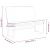 Klupa tamnosiva 100 x 75 x 76 cm od tkanine