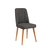 Hanah Home Trpezarijska stolica Vina Sandalye 47x89x46cm Bež-Antracit