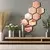 Wallity Ogledalo Ozgl525, 44x60 cm, Rose-gold