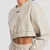 GymBeam Women‘s Aura Cropped Sweatshirt Grey