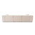 Atelier del Sofa Trosed Lora 108x65x303cm Svetlobraon