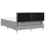 Vidaxl LED Box Spring Postelja Svetlo siva 140 x 200 cm blago