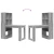 Stol s policom Siva Sonoma 122 x 67 x 145 cm Konstruirano drvo