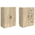 Set ormara 2 pcs Hrast sonoma Konstruirano drvo