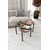 Hanah Home Set klub stolova Lavia 3, 3 komada, Orah