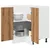 Vidaxl Kuhinjska omarica “Lyon” artisan hrast 75,5x75,5x81,5cm